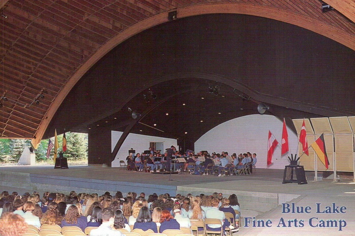 Blue Lake Fine Arts Camp - Old Postcard View